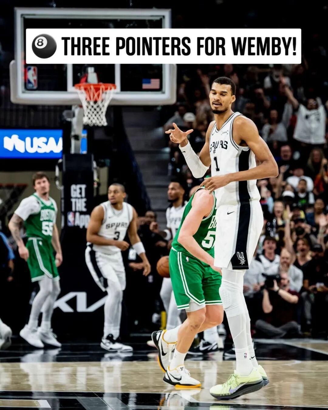 芒果体育直播电脑版-强悍！文班亚马又一纪录诞生，16胜1负+横扫联盟四强，总冠军有戏